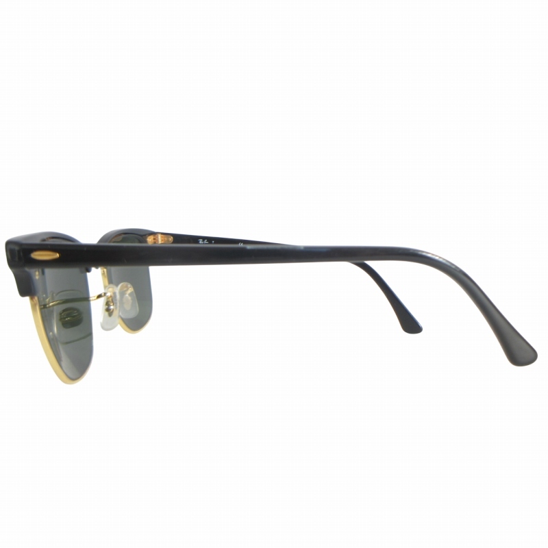 レイバン RAY BAN 美品 CLUBMASTER クラブマスター サングラス アイウェア メガネ 黒×金色 ブラック×ゴールドカラー 49■21 RB3016 レイバン RAY BAN 美品 CLUBMASTER クラブマスター サングラス アイウェア メガネ 黒×金色 ブラック×ゴールドカラー 49■21 RB3016