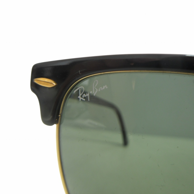 レイバン RAY BAN 美品 CLUBMASTER クラブマスター サングラス アイウェア メガネ 黒×金色 ブラック×ゴールドカラー 49■21 RB3016 レイバン RAY BAN 美品 CLUBMASTER クラブマスター サングラス アイウェア メガネ 黒×金色 ブラック×ゴールドカラー 49■21 RB3016