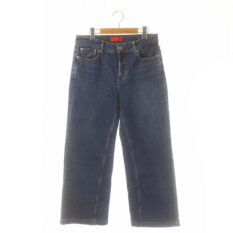 レッドカード RED CARD × 23区 フレディローライズワイドバギーデニムパンツ ジーンズ ジッパーフライ 40 インディゴブルー /DO ■OS レデ