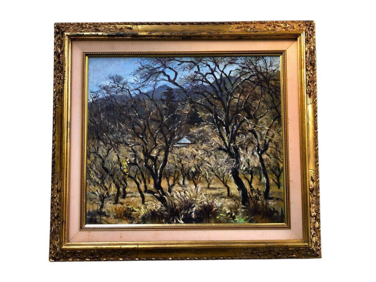 【真作】絵画 吉田栄一 油彩6号 テアトル広場 カフェテラスの賑わい W81 真作】絵画 吉田栄一 油彩6号 テアトル広場 カフェテラスの