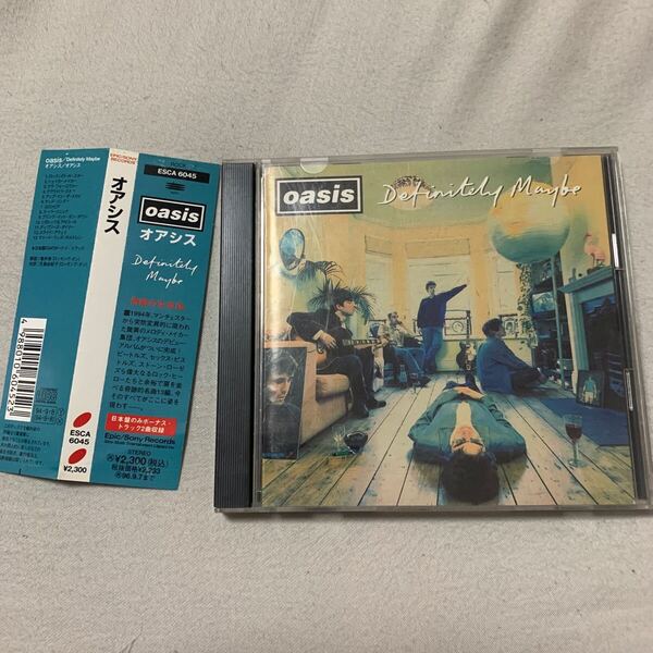美品!送料無料!OASIS DEFINITELY MAYBE 日本国内盤 ファーストアルバム オアシス