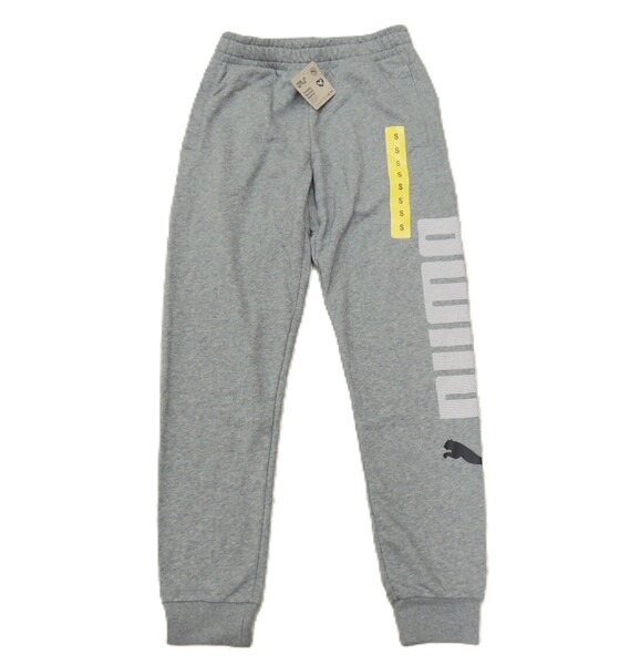 H-176-2 新品 PUMA プーマ スウェット パンツ メンズ カジュアル ESS+LOGO LAB【S】ミディアムグレーヘザー 品番673376