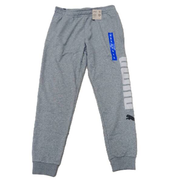H-174 新品 PUMA プーマ スウェット パンツ メンズ カジュアル ESS+LOGO LAB【L】ミディアムグレーヘザー 品番673376