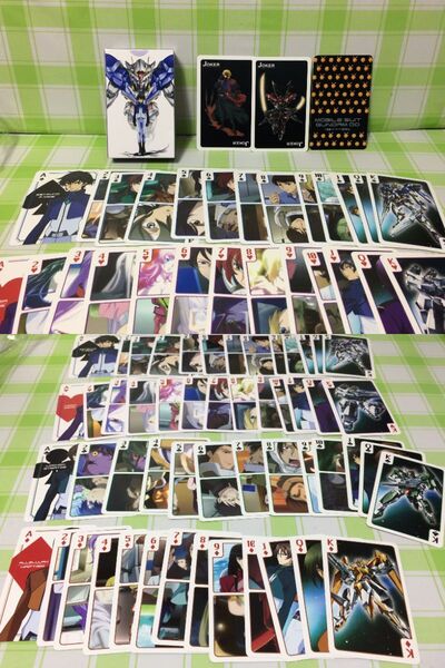 徳間書店 機動戦士ガンダム00 アニメージュオリジナルプレイングカード トランプ 2009年Animage7月号付録 刹那 ティエリア ロックオン