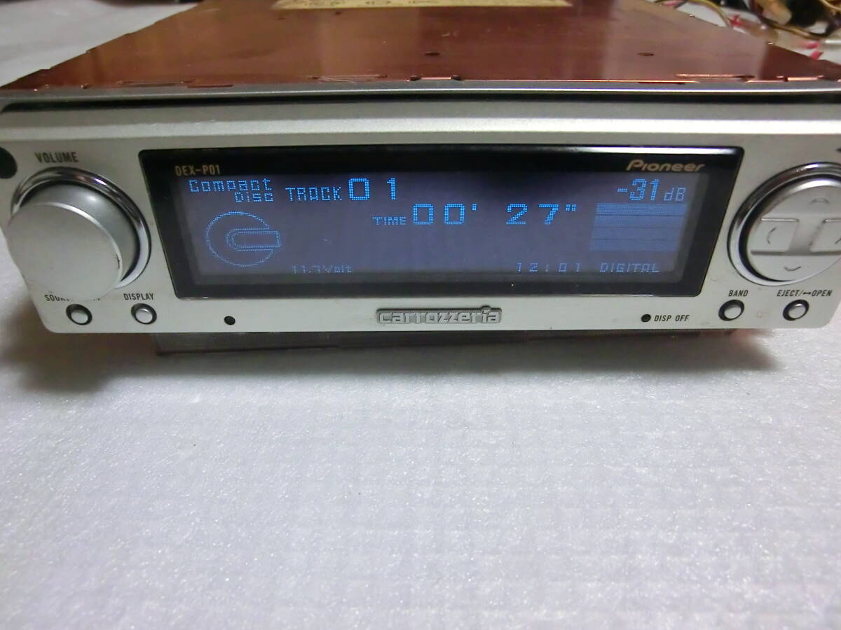 Pioneer DEX-P01 CDプレーヤー ヘッドユニット carrozzeria Pioneer DEX-P01 CDプレーヤー ヘッドユニット carrozzeria