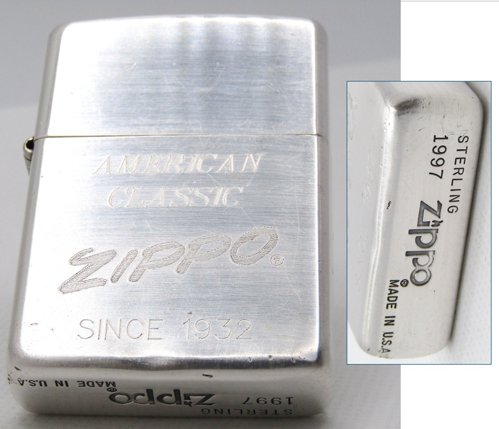 大切な Yahoo!オークション -「zippo 1997」の落札相場 スターリング その他