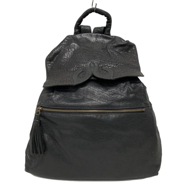IBIZA イビザ フクロウ リュック ハンドバッグ 2way 黒 レザー 美品
