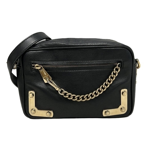 フルラ FURLA ショルダーバッグ レザー 黒 ストラップ着脱可 バッグ 5,683円