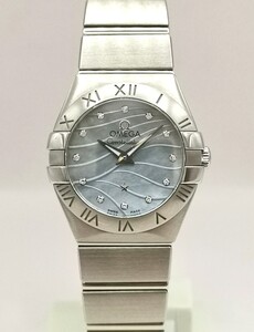 OMEGA オメガ 123.10.24.60.57.001 コンステレーション 12Pダイヤ レディース クォーツ 時計