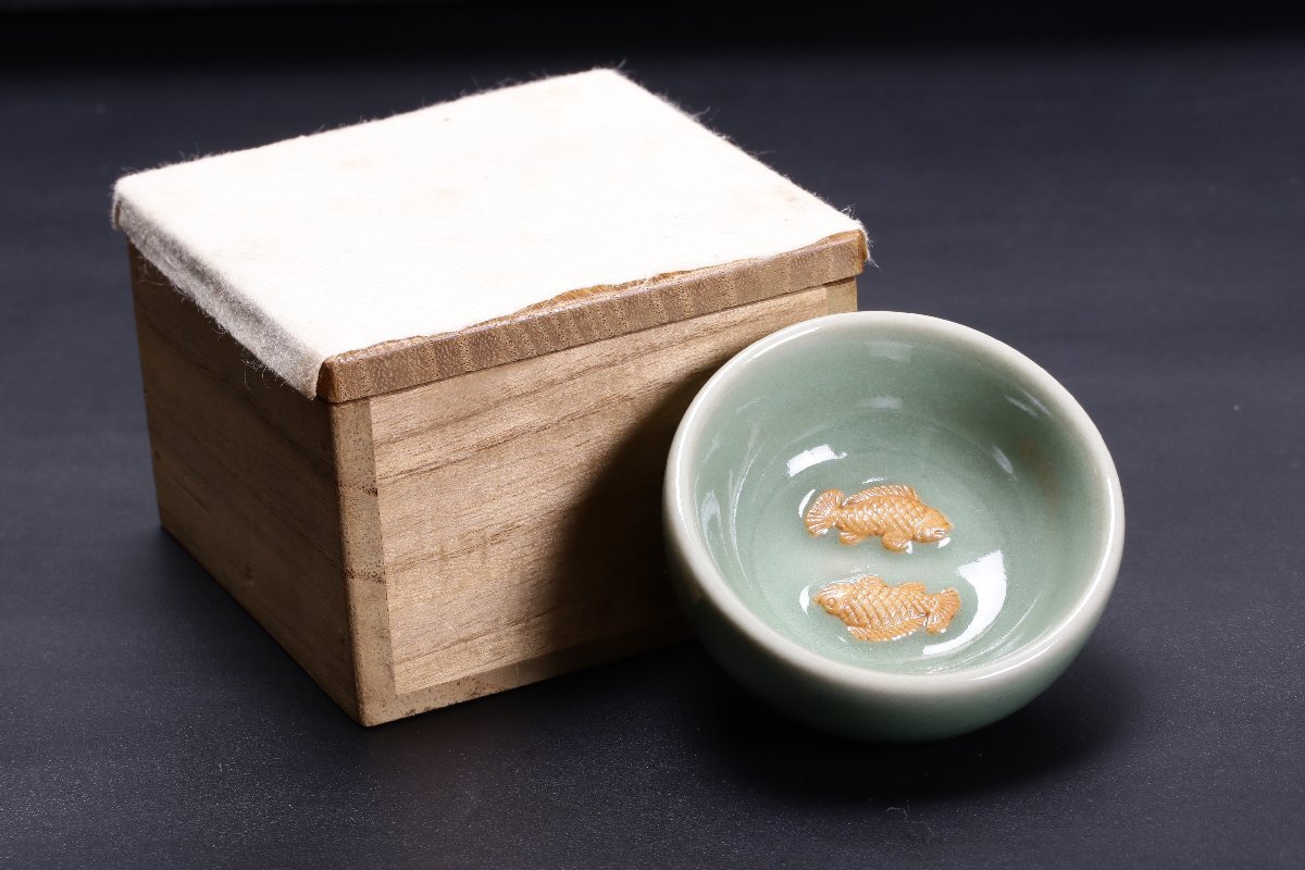 八八八】楠部彌弌 干支 寅 虎 置物 ◇共箱 共布 茶道具 玄関飾
