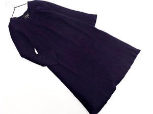 COUP DE CHANCE Coudouchance шерсть микс трикотажное платье размер38/темно-синий ◇■ ☆ fac2 Дамы