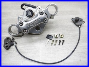 !☆五399 トライアンフ サンダーバード900 キーセット トップブリッジ メインキー ハンドルロック シートロック SMTTC339JMS 80