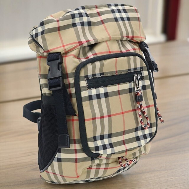 中古 バーバリー ボディバッグ ユニセックス ブランド BURBERRY ノバチェック ボディバッグ 8013645 ベージュ バッグ