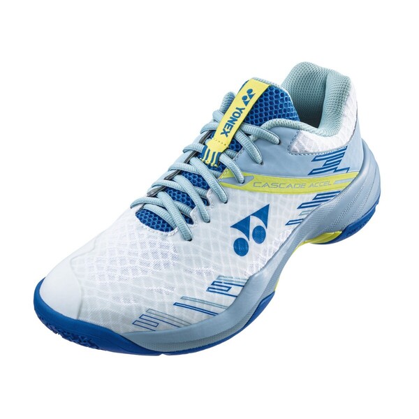 【SHBCA1S(574)24.0】YONEX(ヨネックス) バドミントンシューズ カスケードアクセルスリム カラー スモークブルー/ホワイト 新品未使用