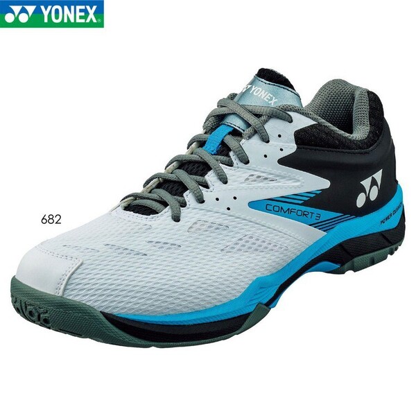 【SHBCF3W(682)22.0】YONEX(ヨネックス) バドミントンシューズ コンフォート3ワイド カラー ホワイト/ターコイズ 新品未使用