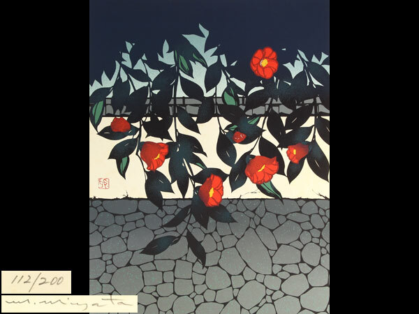 真作木版画】A宮田雅之 2葉『江戸ノ女』『島田ノ女』1981年