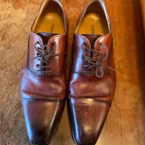 美品 MAGNANNI マグナーニ ストレートチップ ビジネスシューズ 39.5