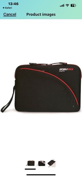 e264 mobile edge 8.9インチ タブレットケースMobile Edge iPad/Tablet Neoprene Sleeve- 8.9-Inch fits (Black/Red)
