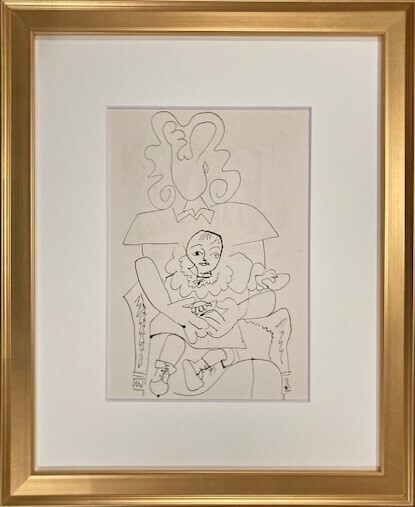 【特価】 ≪ パブロ・ピカソ ≫ リトグラフ【石版画】 MOTHER AND CHILD 1947年 PABLO PICASSO