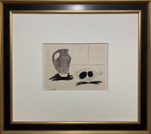 【特価】 ≪ パブロ・ピカソ ≫ リトグラフ【石版画】 STILL-LIFE WITH STONE JUG 1947年 PABLO PICASSO