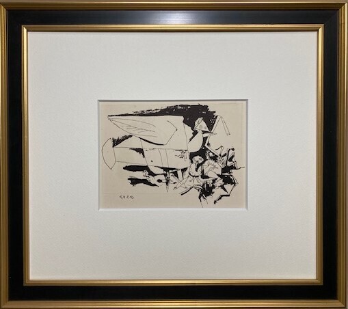【特価】 ≪ パブロ・ピカソ ≫ リトグラフ【石版画】 TWO PIGEONS 1947年 PABLO PICASSO