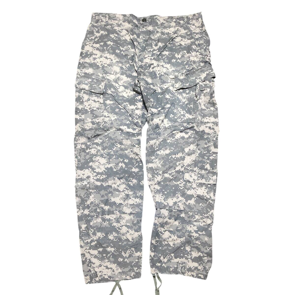 U.S.ARMY ミリタリー W38 カーゴパンツ デジカモ ダブルニーc22