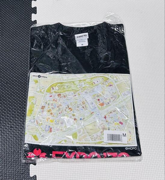EXPO'70 Tシャツ ブラック Mサイズ 新品 万博 EXPO