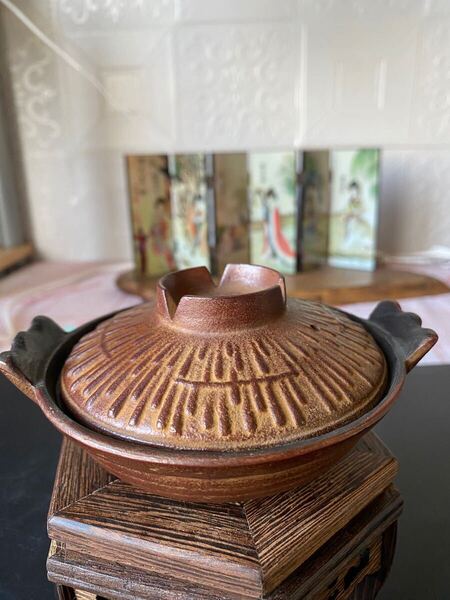 送料無料 南部鉄器 金属工芸 鉄器 アンティーク 鉄製 鍋 鉄器