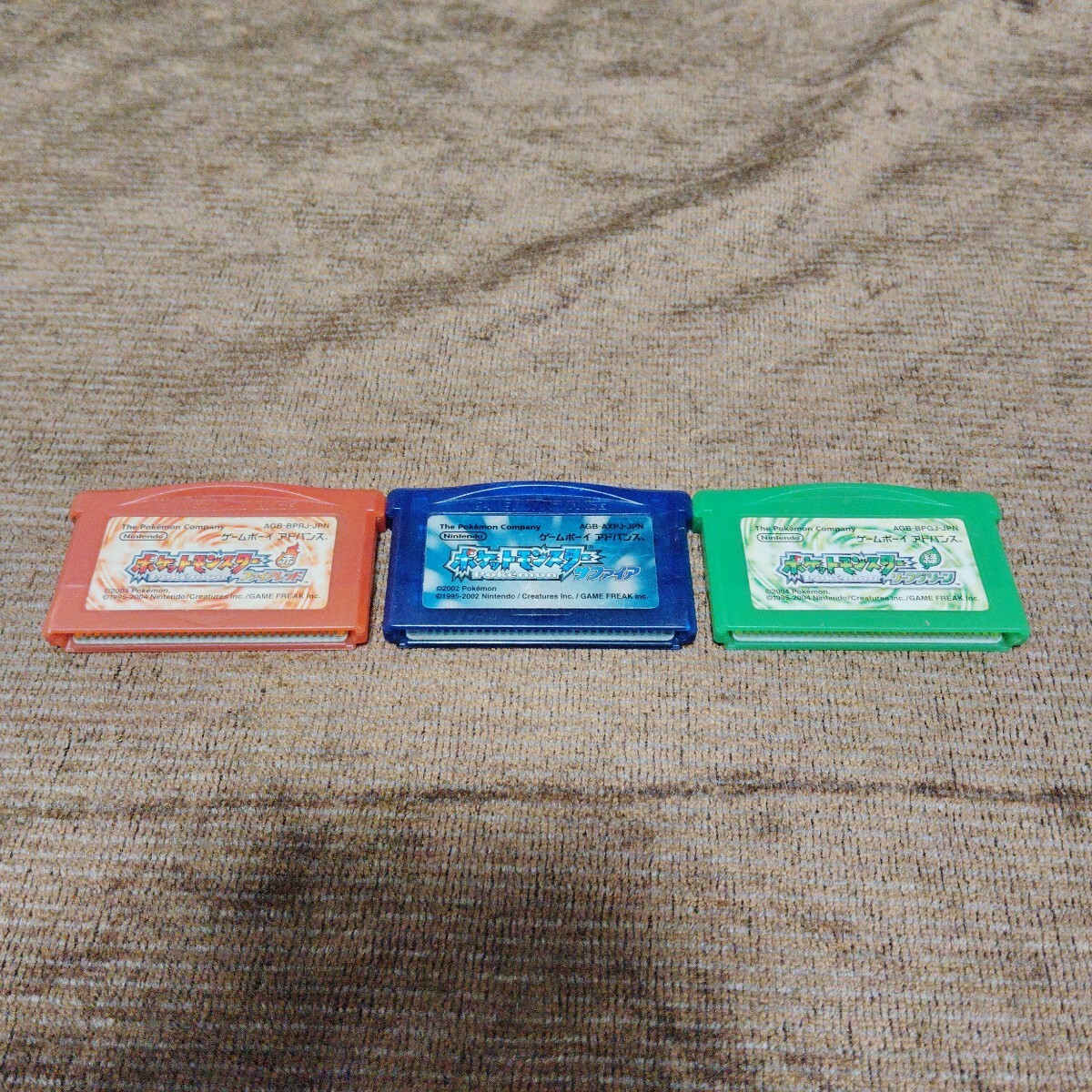 ポケットモンスター ファイアレッド リーフグリーン GBA ソフト