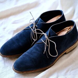 BALLY SCRIBEバリースクリーブ ネイビースエードダービーSAMBY-U 80E