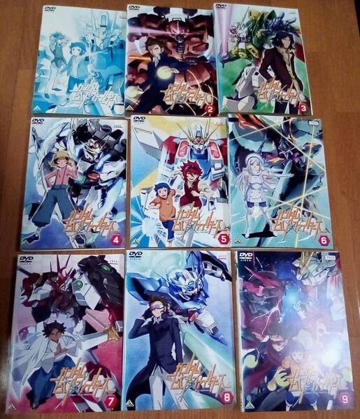 ガンダムビルドファイターズ 全9巻 レンタル版 DVD