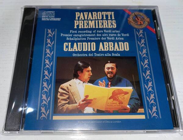 ★PAVAROTTI PREMIERES VERDI CLAUDIO ABBADO CD★