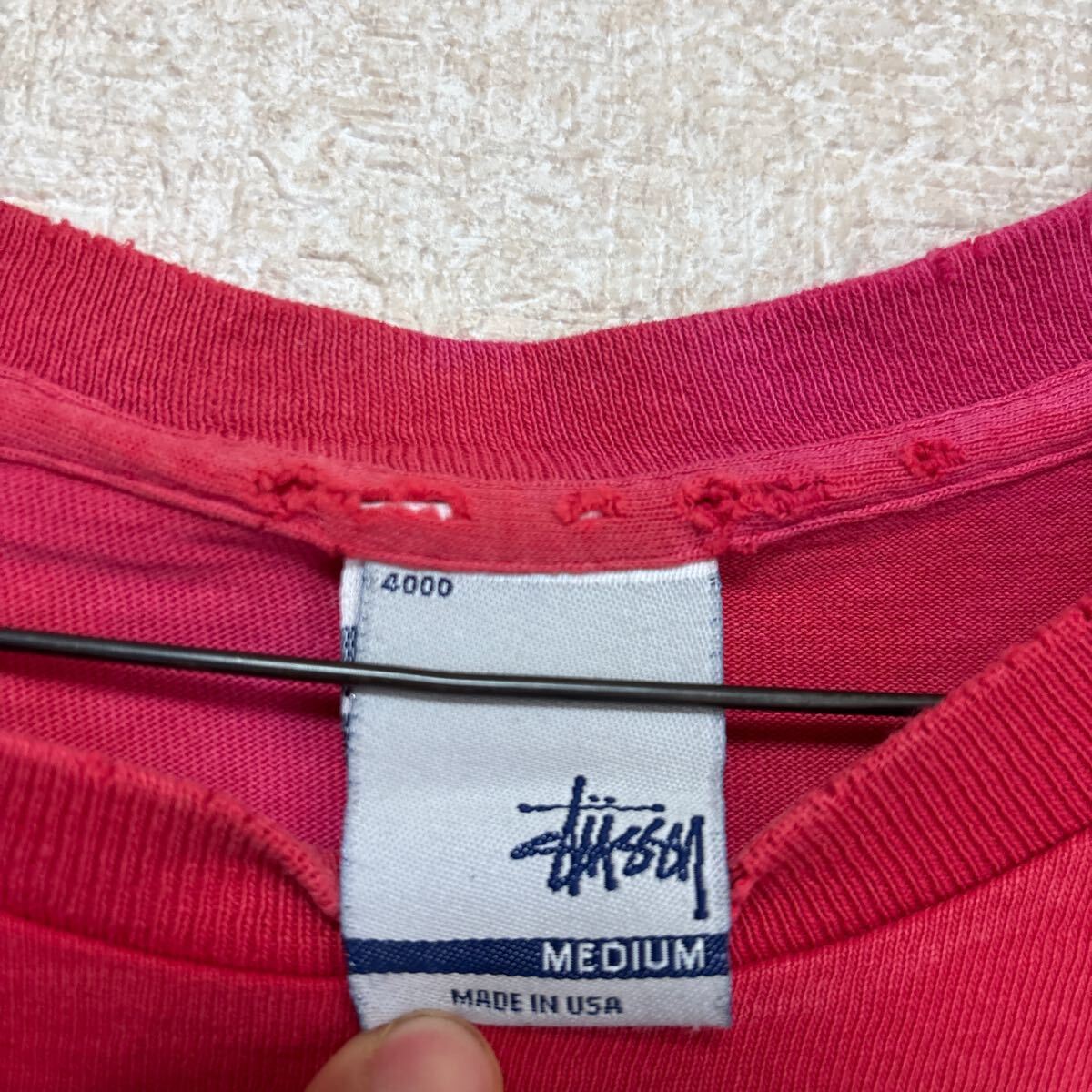 【絶妙フェード感】 USA製 stussy ステューシー ビンテージ Tシャツ M 【絶妙フェード感】 USA製 stussy ステューシー ビンテージ Tシャツ M