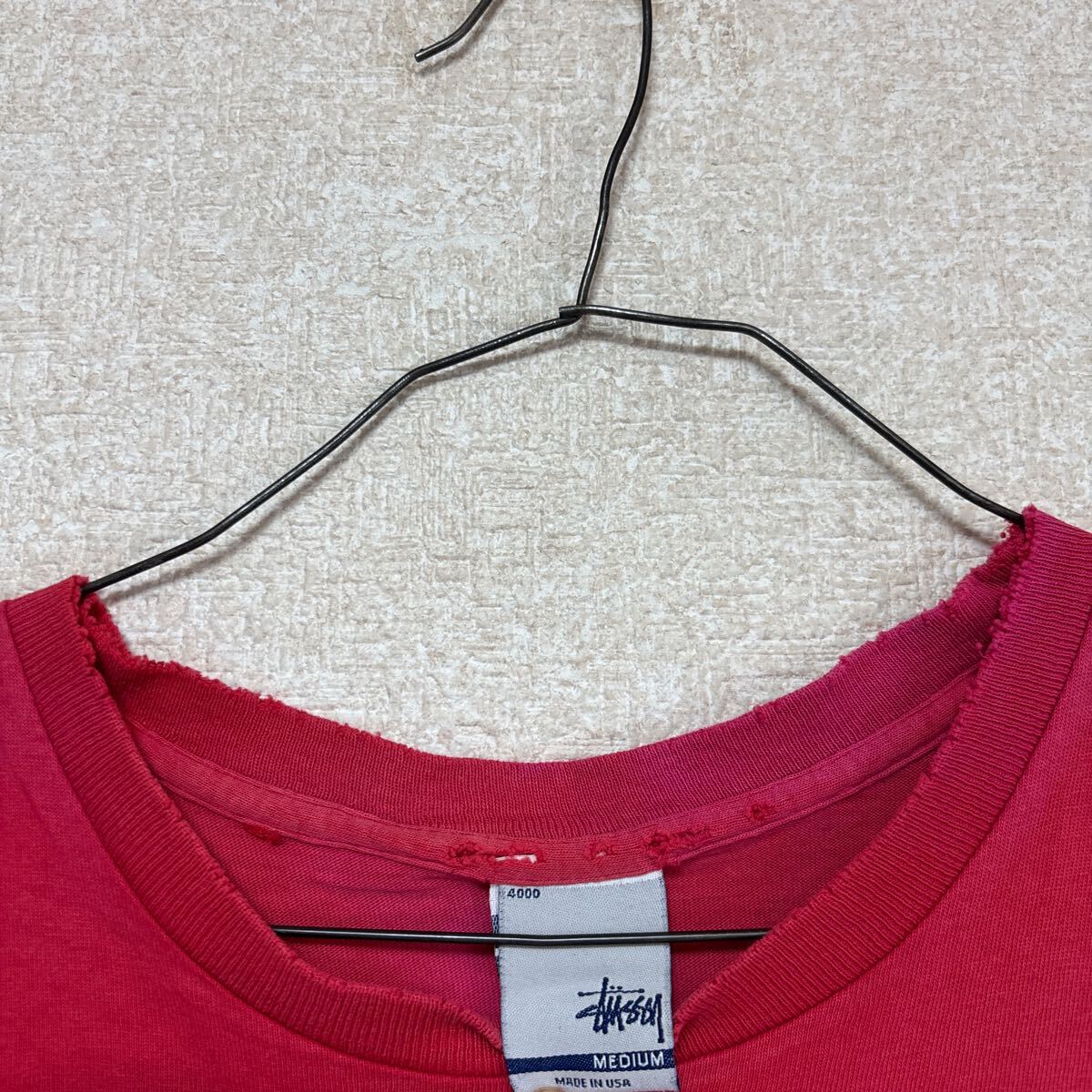 【絶妙フェード感】 USA製 stussy ステューシー ビンテージ Tシャツ M 【絶妙フェード感】 USA製 stussy ステューシー ビンテージ Tシャツ M