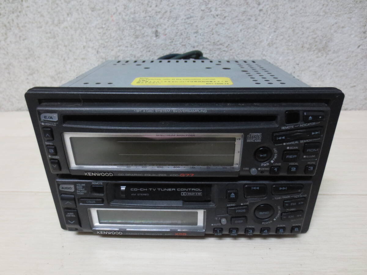 KENWOOD CD カセットデッキ KRC-DX30 アンプレス - メルカリ