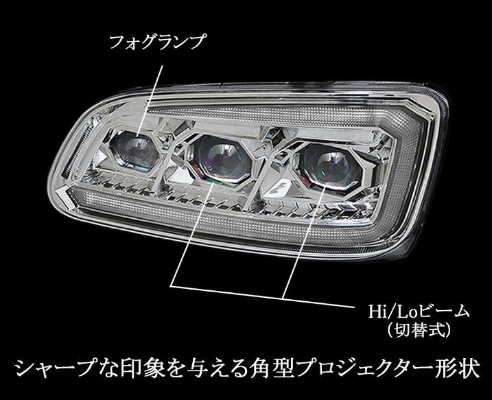 【NIGHT STAR/ナイトスター】★保安基準適合/Eマーク取得★プロジェクターLEDヘッドランプ/ブラック★日野レンジャー(H14/1~H29/4) 【NIGHT STAR/ナイトスター】★保安基準適合/Eマーク取得★プロジェクターLEDヘッドランプ/ブラック★日野レンジャー(H14/1~H29/4)