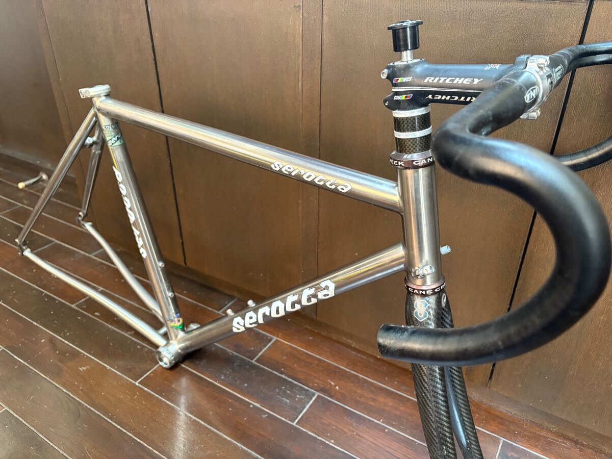 SEROTTA セロッタ チタン ロードバイク チタンフレーム レア品 SEROTTA セロッタ チタン ロードバイク チタンフレーム レア品