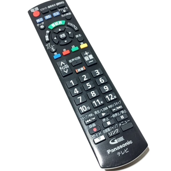 K 保証有り 良品 送料無料 パナソニック 純正 テレビリモコン N2QAYB001091 Panasonic