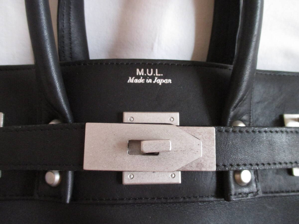 ★M.U.L エムユーエル★ トートバッグ 黒色 ★M.U.L エムユーエル★ トートバッグ 黒色