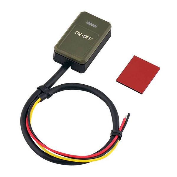 【売り切り商品】DC12V・1A ON-OFF 発光色:ウォームホワイト 貼り付けクリックスイッチ 3228 エーモン(amon)