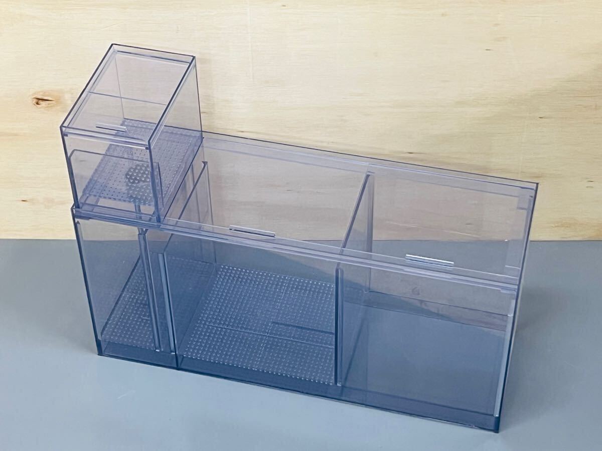 未使用長期保管品 塩ビ濾過槽 約45×28×H30（ウールBOX