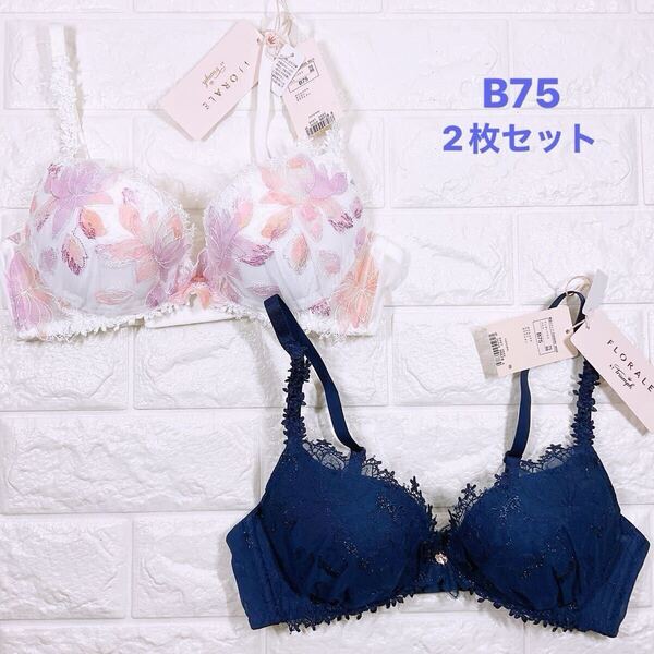 新品 トリンプ フロラーレ510 ブラジャー2枚セット B75