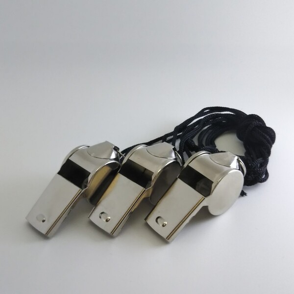 匿名/ゆうパケット(mini)送込 【未使用・3個セット】 ホイッスル 笛
