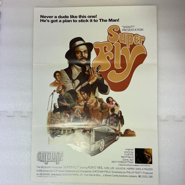 ポスター / SUPERFLY / Curtis Mayfield / Blaxploitaion ブラックスプロイテーション