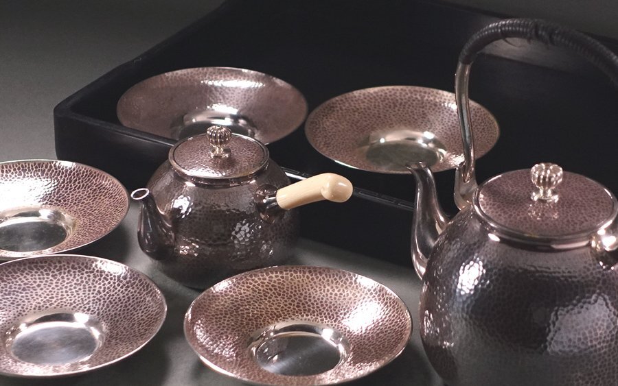 Yahoo!オークション -「煎茶道具 茶托」(銀製) (金属工芸)の落札 Yahoo!オークション -「煎茶道具 茶托」(銀製) (金属工芸)の落札