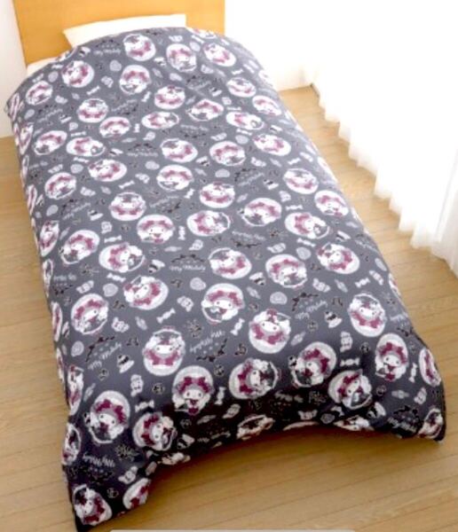 新品 マイメロディ 掛けふとんカバー 黒 シングルロングサイズ サイズ150x210㎝ サンリオ マイメロ 掛け布団カバー 匿名配送
