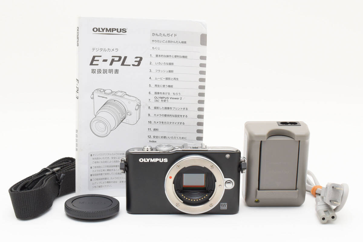 OLYMPUS PEN Lite E-PL3 ブラックカラー #2332092