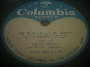 ◆Doris Day ドリス・デイ 『SECRET LOVE / THE BLACK HILLS OF DAKOTA』 L96 SPレコード