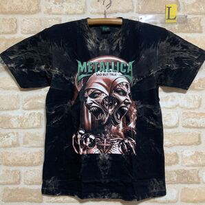 メタリカ Metallica Tシャツ Lサイズ SAD BUT TRUE タイダイ ムラ染 絞り染め 半袖