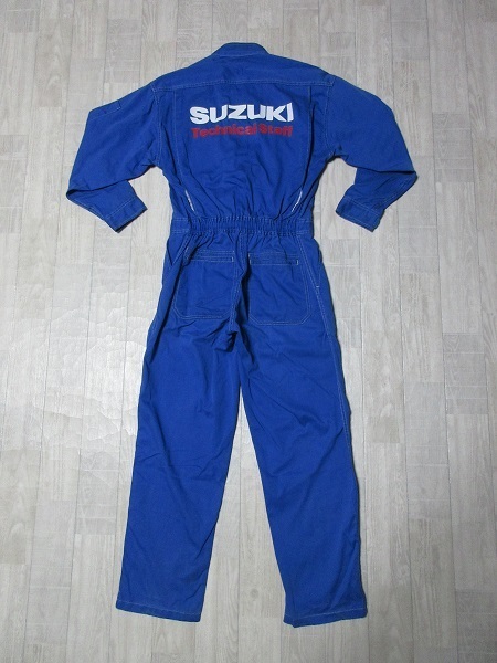 『 送料無料!』 《 非売品!》★ レア!貴重 ♪♪ 【スズキ・SUZUKI】作業服!長袖メカニックツナギ・L
